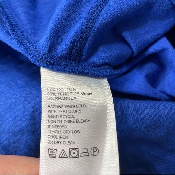 Tommy Bahama navy bottom ruffled mini‎ sundress dress size medium - Picture 7 of 7